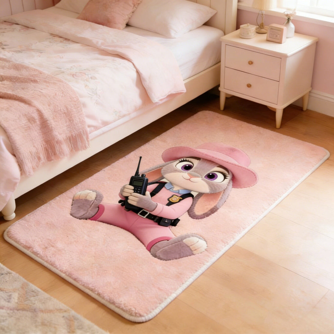 Cartoon Character Plush Area Rug