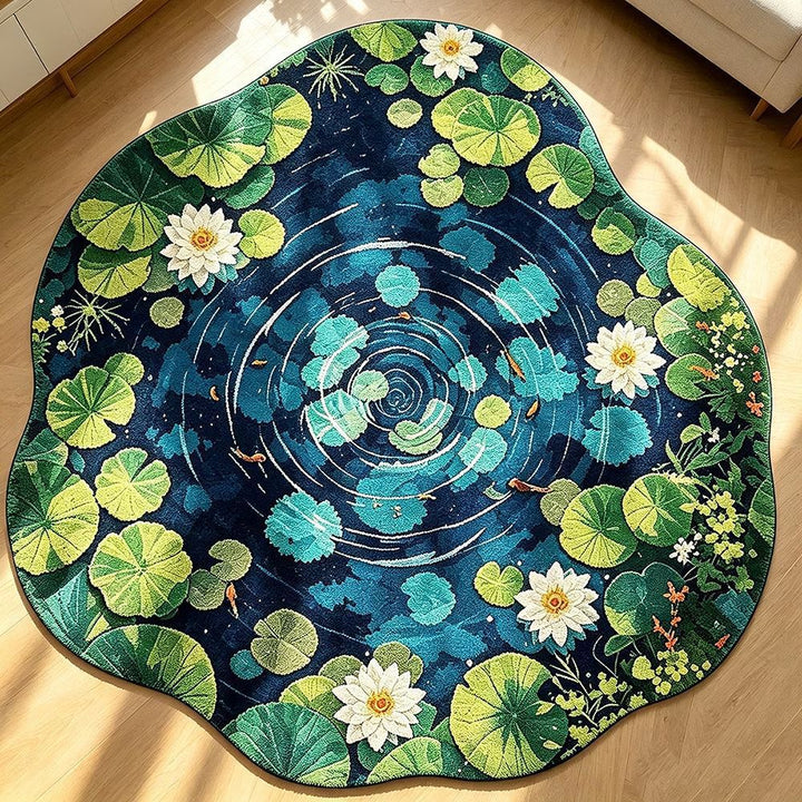 Artistic Floral Pattern Area Rug