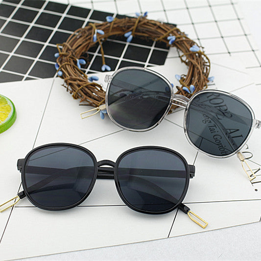 Ladies fashionable square sunglasses with transparent frame Stornfield