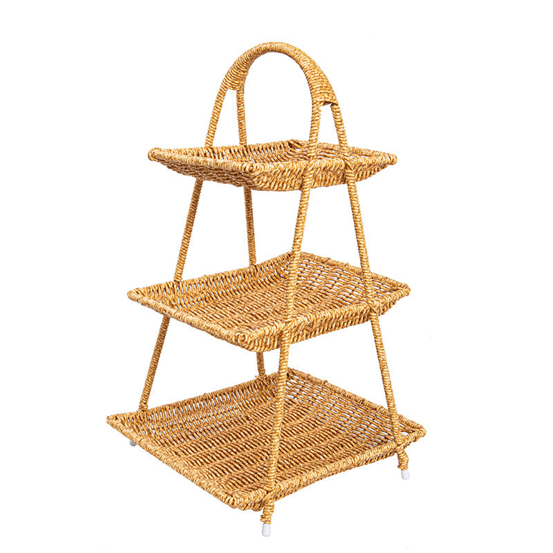 Decorative Woven Serving Tray Stornfield