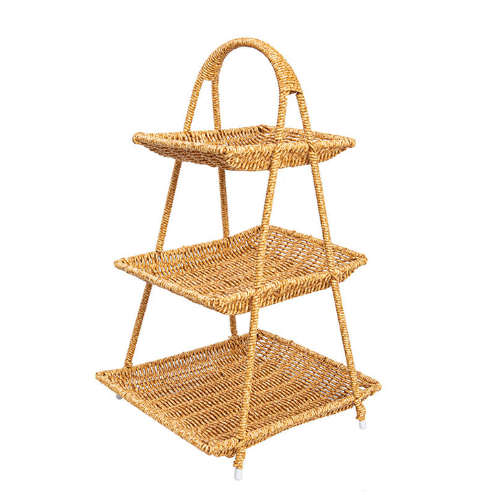 Decorative Woven Serving Tray Stornfield