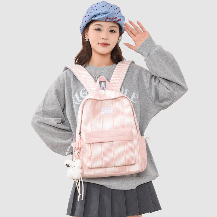 Stylish Striped Design Backpack Stornfield
