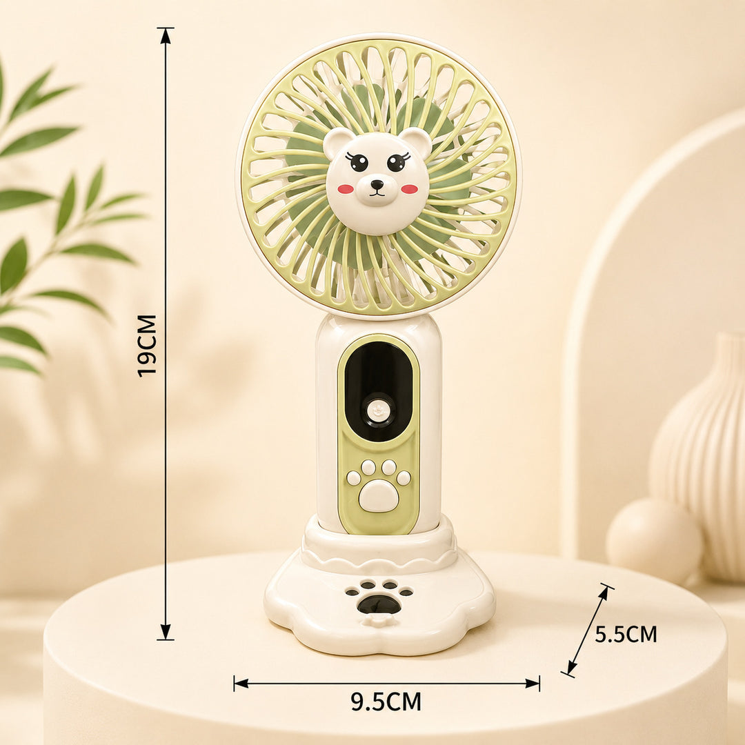 Ladies portable battery fan by Stornfield