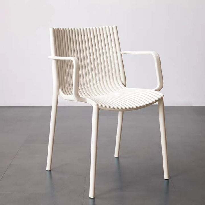 Contemporary Slatted Dining Chair Stornfield