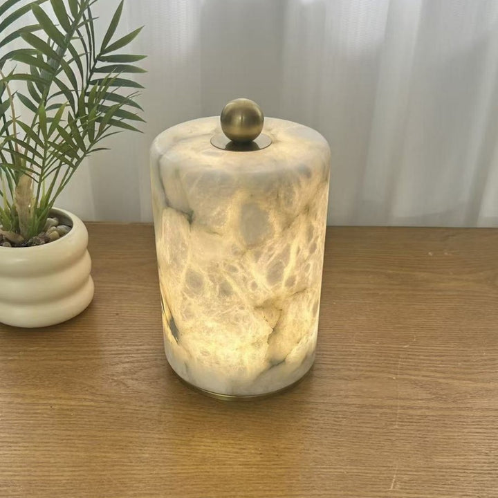 Elegant Alabaster Table Lamp