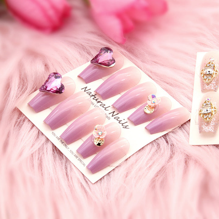 Elegant Pre-Designed Press-On Nail Set Stornfield