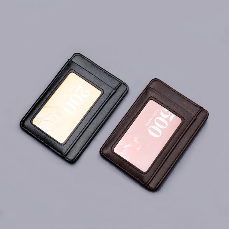 Transparent Window Card Holder
