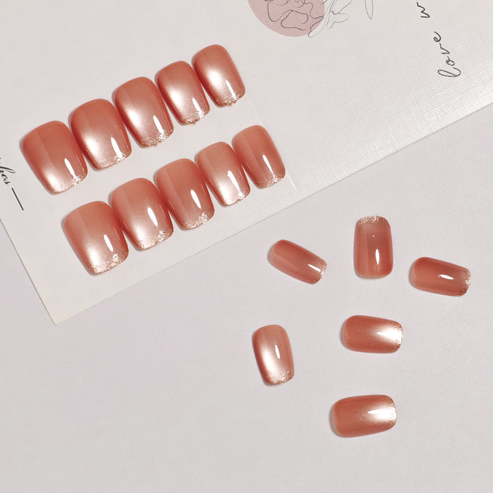 Premium Glossy Gel Press-On Nail Set Stornfield