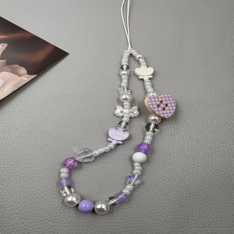 Decorative Beaded Charm Phone Lanyard Stornfield 1790135299