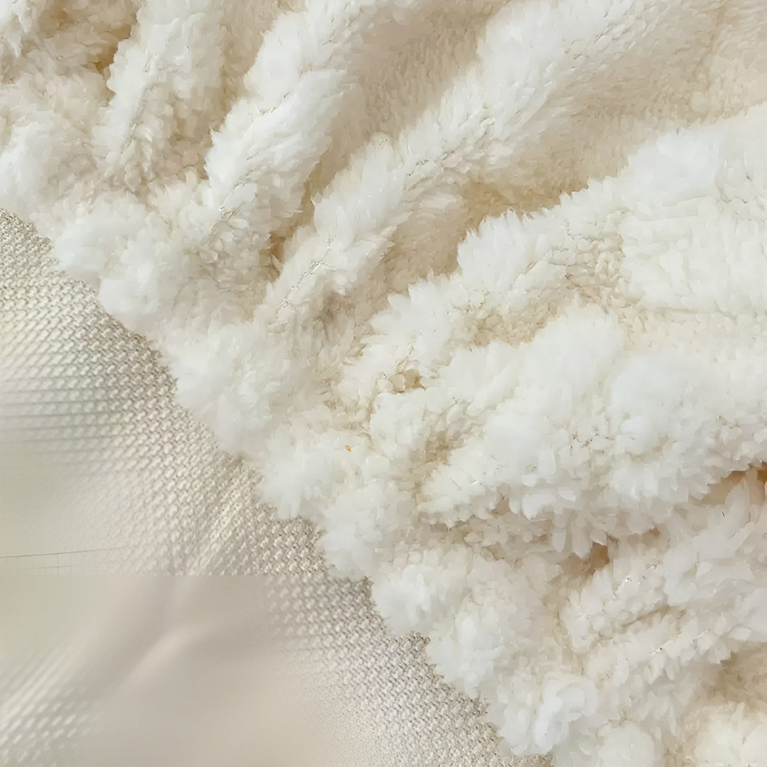 Samt-Sofa cover with diamond pattern – Soft & Luxurious | Perfect fit for any couch | Stornfield