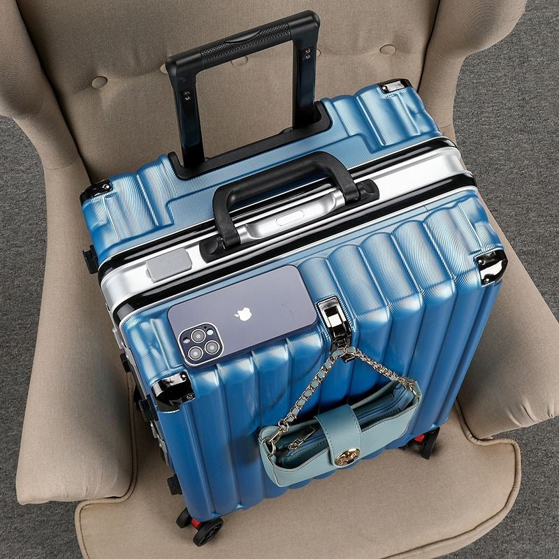 Hard Shell Trolley With Integrated Usb Charging Port And Multifunctional Storage Stornfield