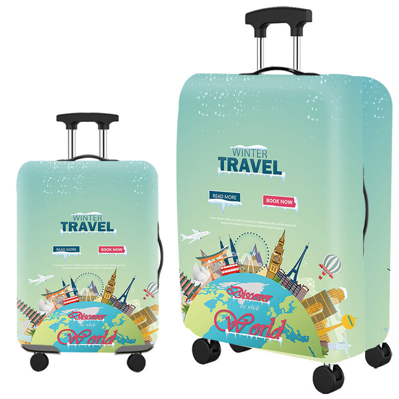 Ladies hard-shell suitcase with playful dog motif Stornfield