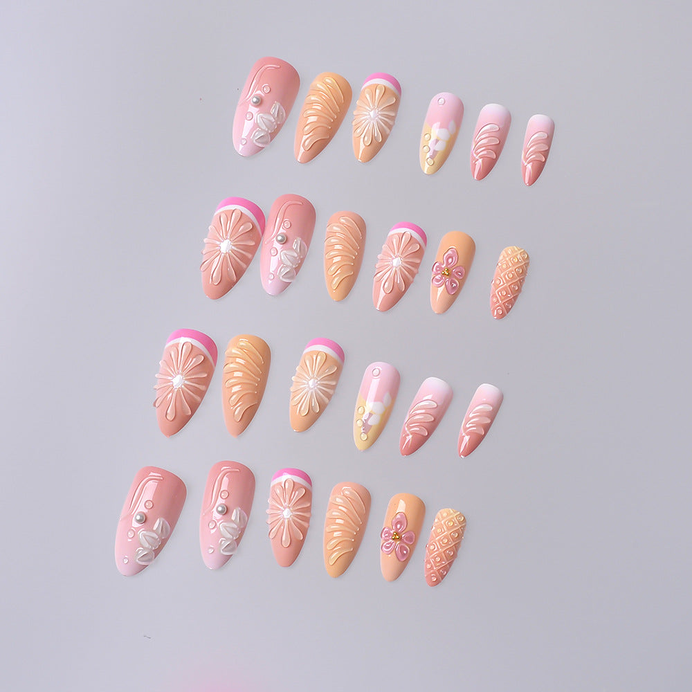 Elegant Press-On Nail Art Set Stornfield