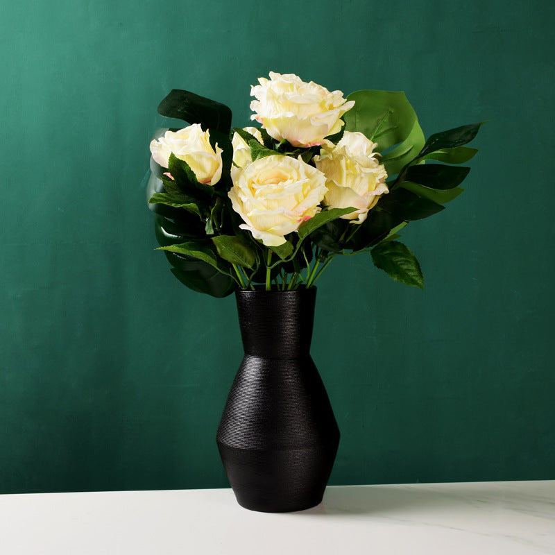 Textured Statement Ceramic Vase