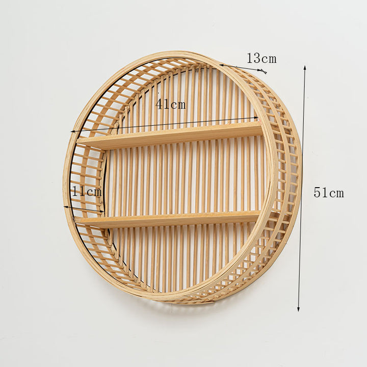 Handwoven storage basket for bathroom utensils Stornfield