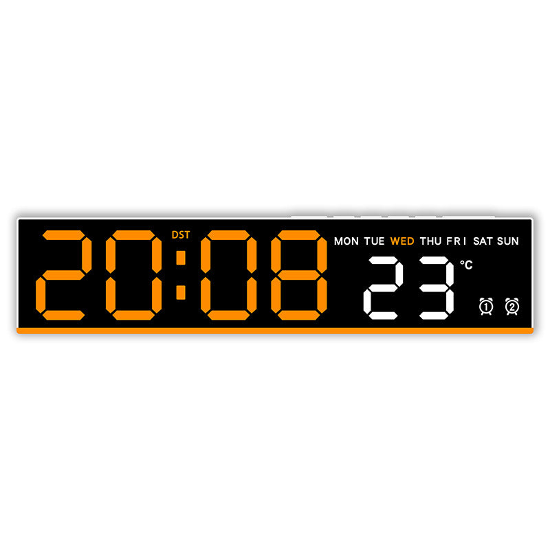 Digital clock with large LED display and temperature display Stornfield