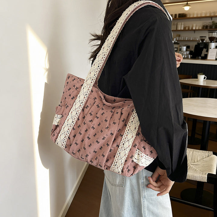 WoElegant Floral Print Tote Bag Stornfield