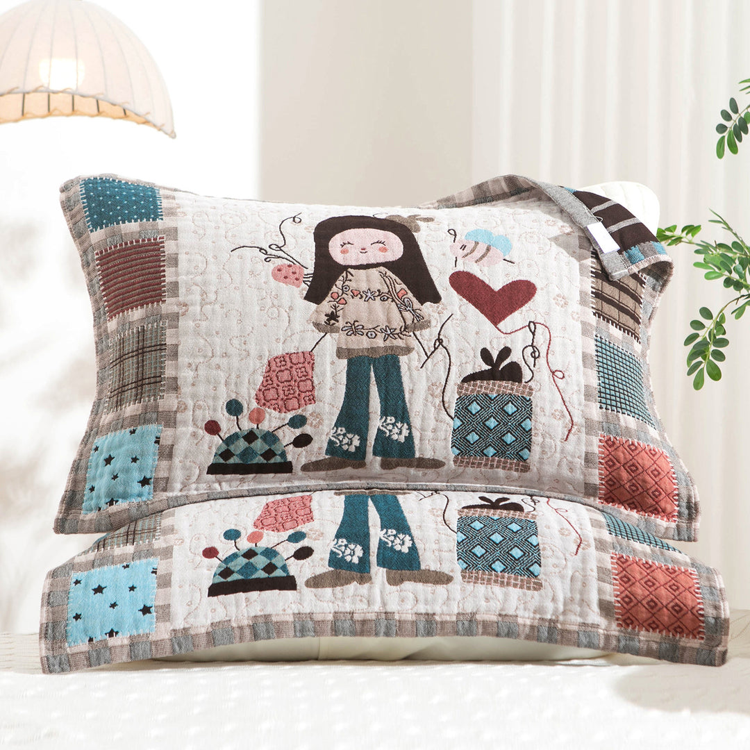 Women's pillowcase with cute dinosaur motif Stornfield