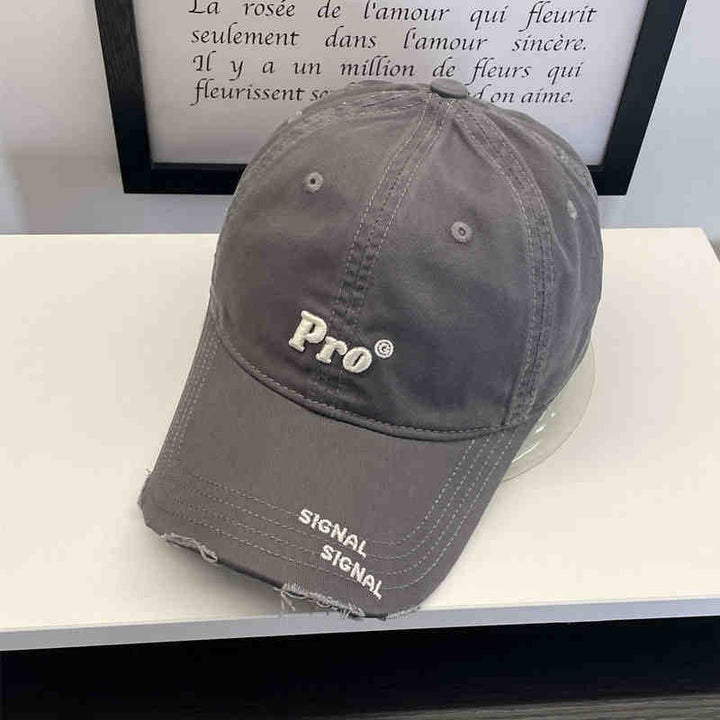 Women's Casual Distressed Embroidered Baseball Cap Stornfield