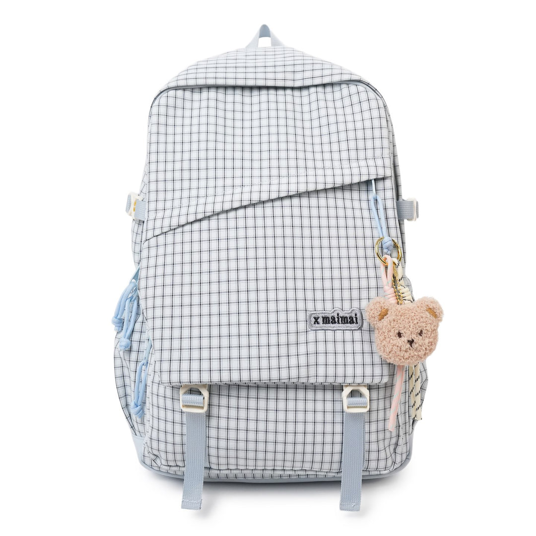 Stylish Grid Pattern Backpack Stornfield