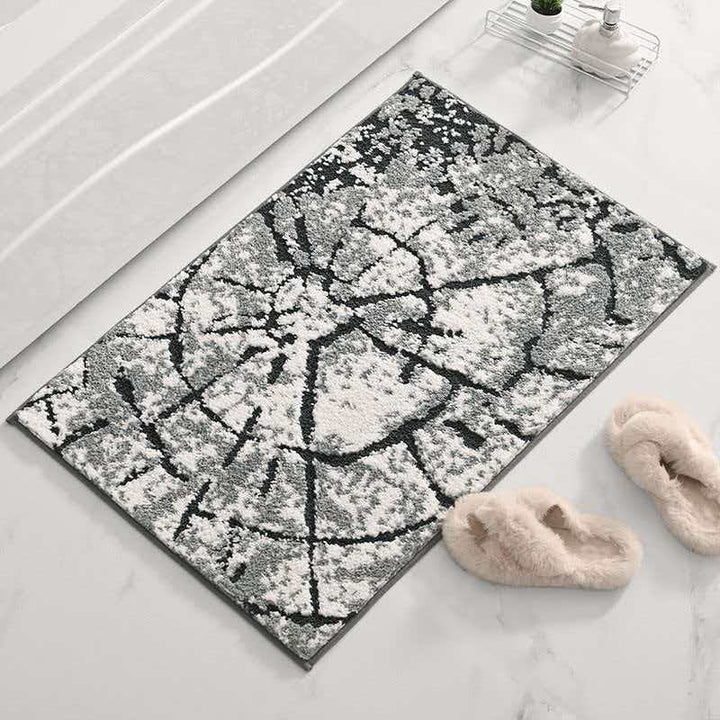 Textured Decorative Bath Mat Stornfield