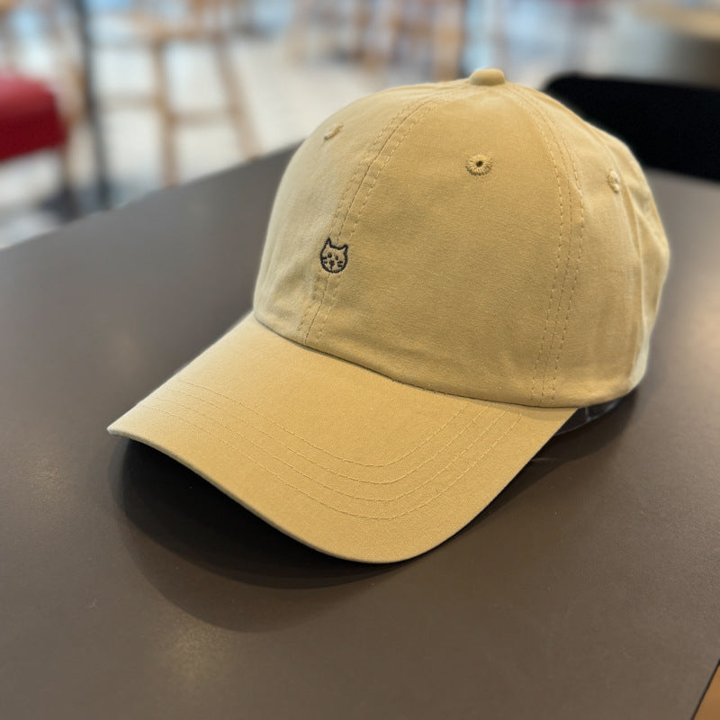 Unisex Cute Cat Embroidered Baseball Cap Stornfield
