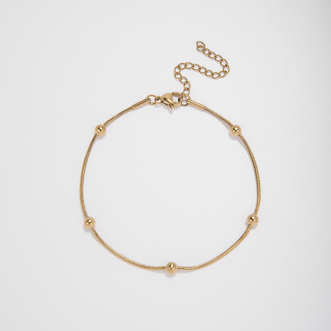 Adjustable Beaded Chain Bracelet Stornfield