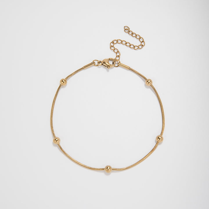 Adjustable Beaded Chain Bracelet Stornfield
