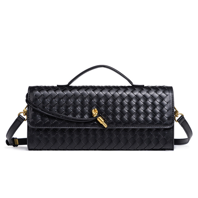 Woven Leather Clutch Stornfield