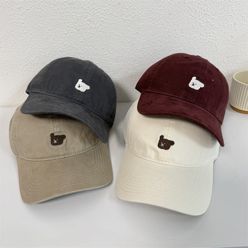 Women's Cute Embroidered Bear Cap Stornfield