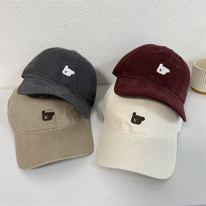 Women's Cute Embroidered Bear Cap Stornfield