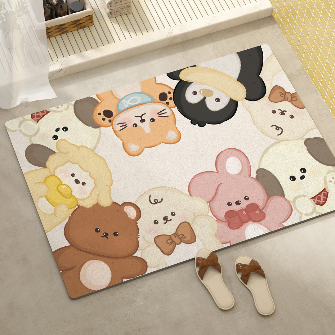 Cute Animal-Themed Bathroom Mat Stornfield