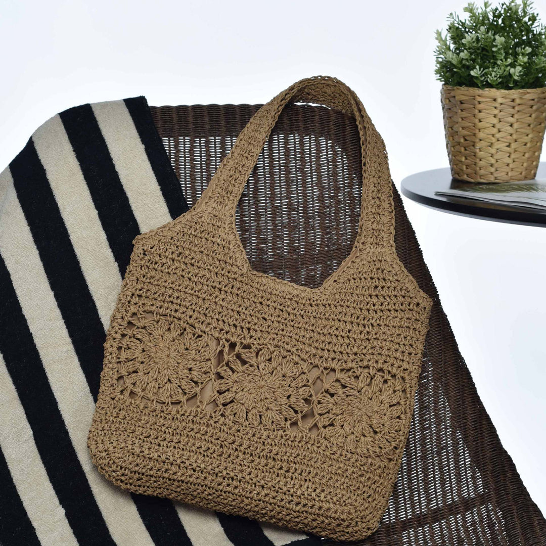 Crochet shoulder bag in modern design Stornfield