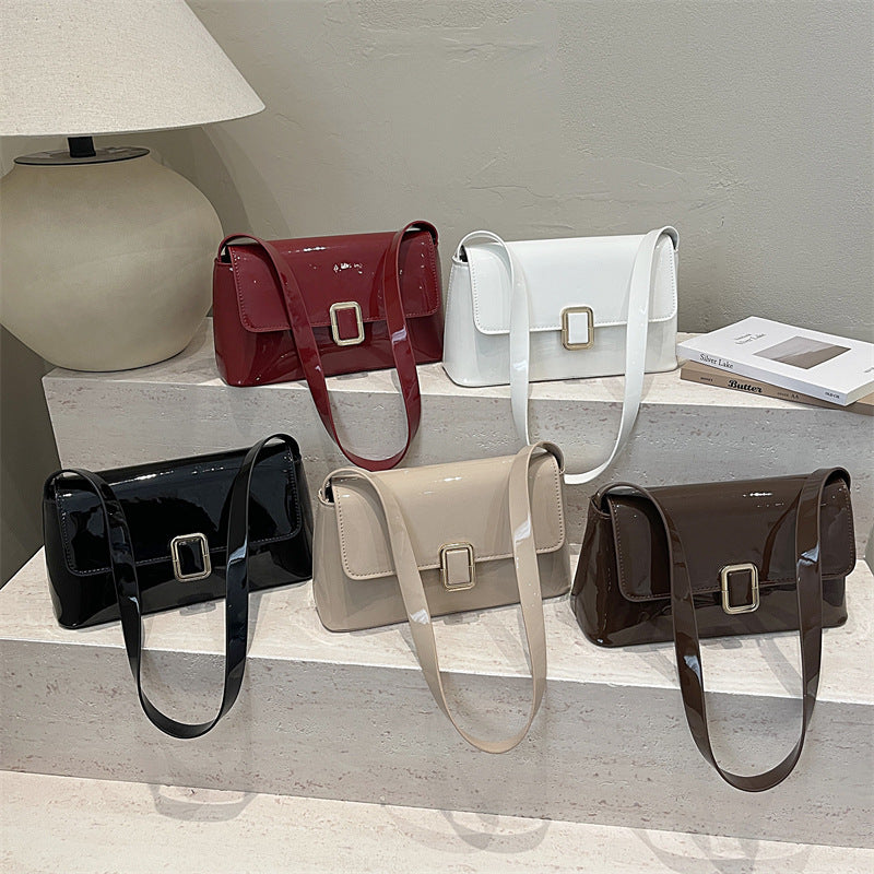 Elegant Patent Leather Handbag