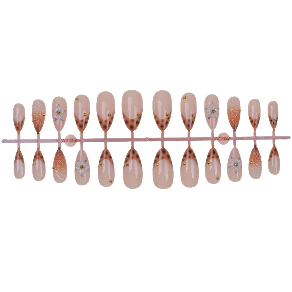 Decorative Floral Press-On Nail Set Stornfield 1787294358