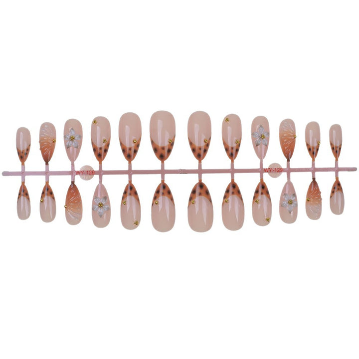Decorative Floral Press-On Nail Set Stornfield 1787294358