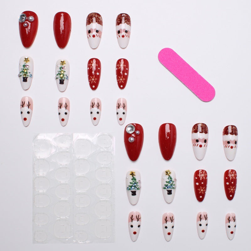 Creative artificial nails with Christmas motif Stornfield