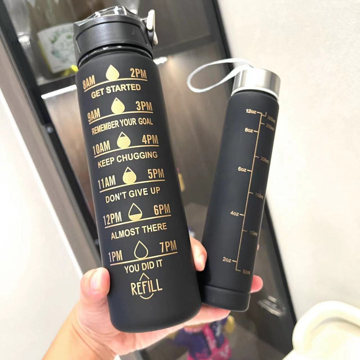 Unisex Motivating Water Bottle with Time Markings Stornfield