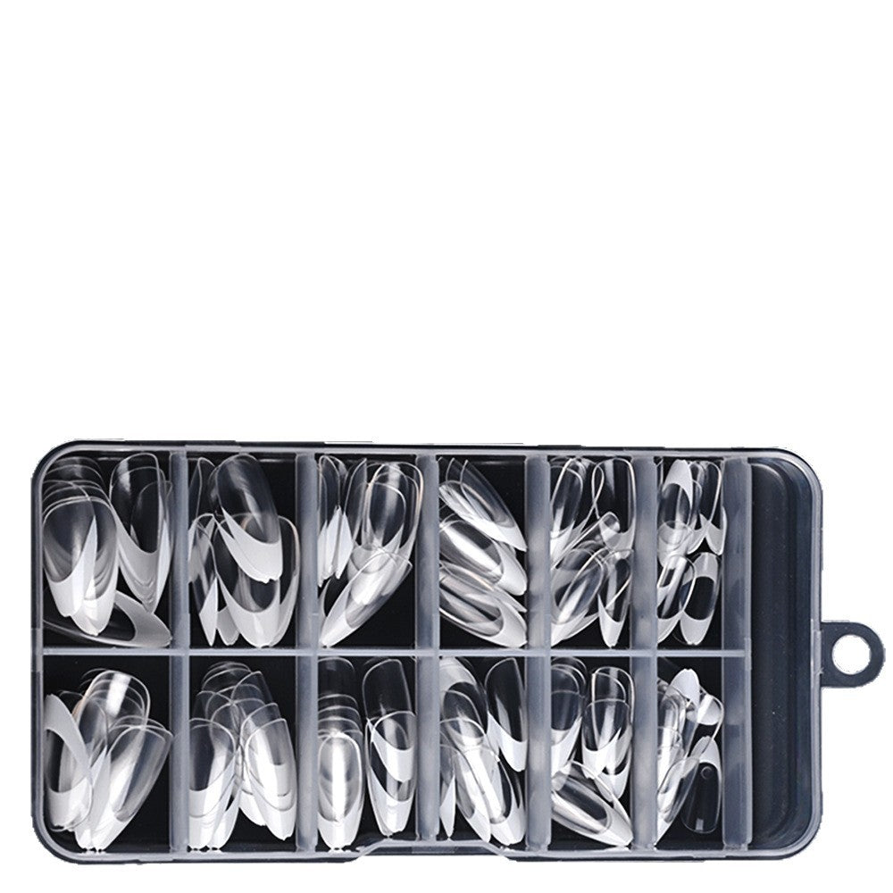 Half-Moon French Tip Nail Tips Collection Stornfield