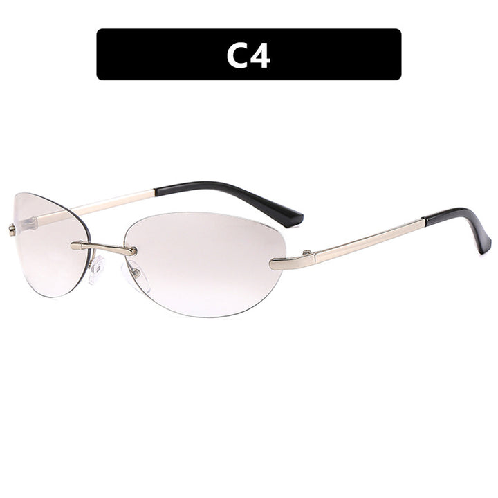 Women's Fashion Cat-Eye Sunglasses with Narrow Metal Frame and Polarized Lenses Stornfield