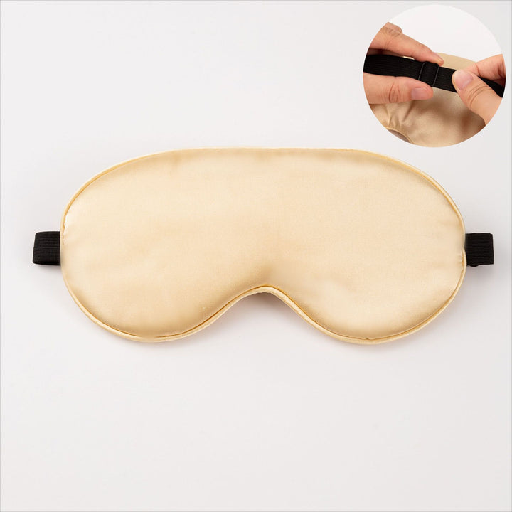 Unisex nan ergonomic sleep mask with adjustable elastic band and soft satin surface Stornfield