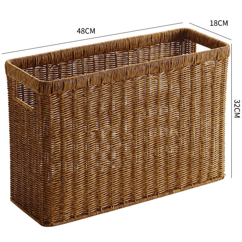Versatile Wicker Organizer Basket Stornfield