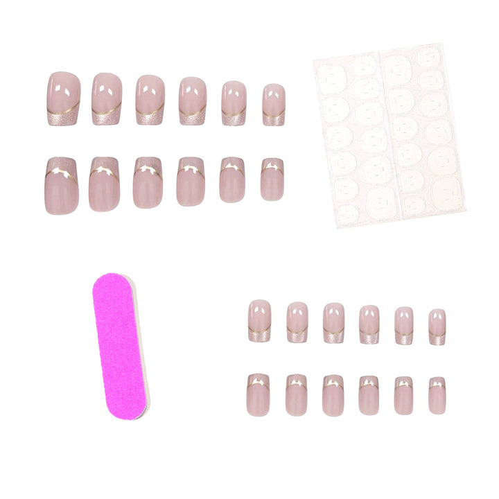 Elegant French Tip Acrylic Nail Art Enhancements Stornfield