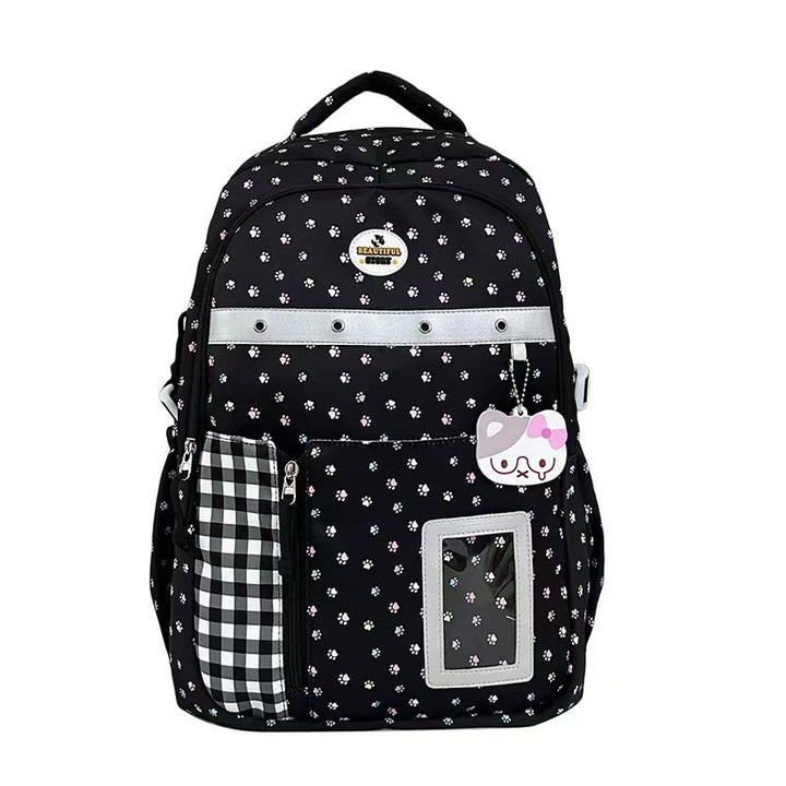 Multi-Pocket Patterned Backpack Stornfield