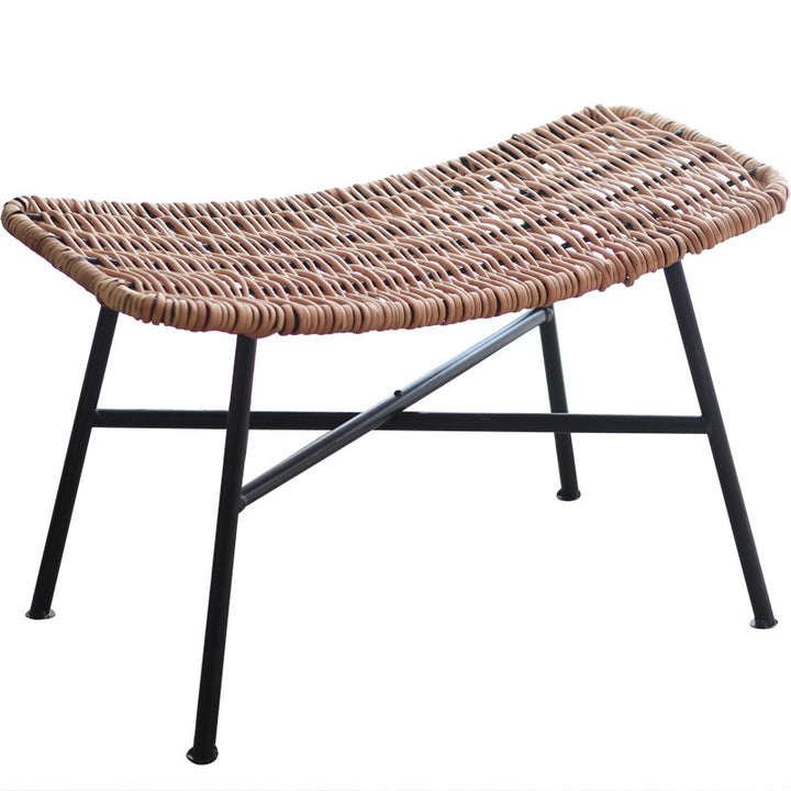 Modern Stool made of woven rattan Stornfield