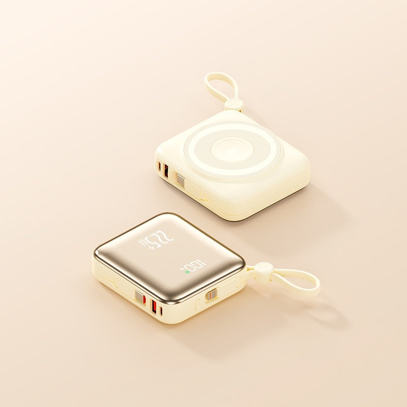 Portable Wireless Power Bank with Smart Charging Function and LCD Display Stornfield