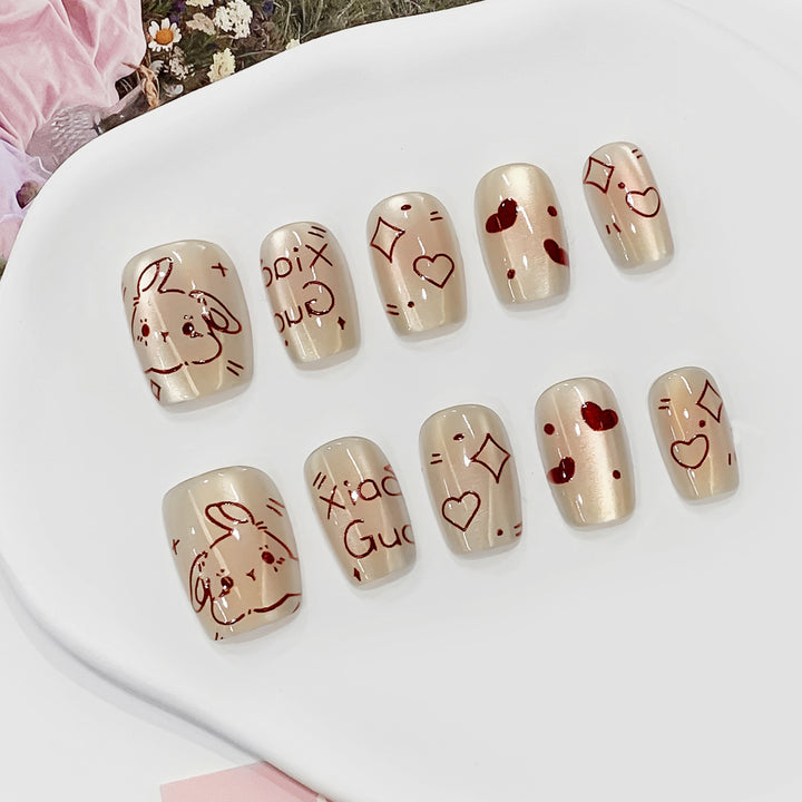 Creative nail art with loving motifs Stornfield