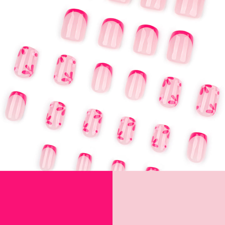 Artful Nail Extensions with Blooming Design Stornfield
