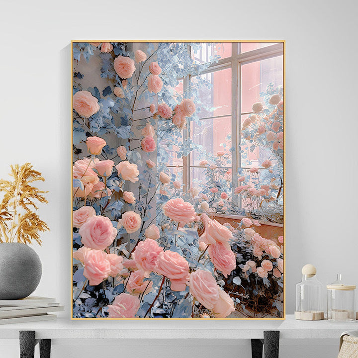 Floral Garden Scene Wall Art Stornfield