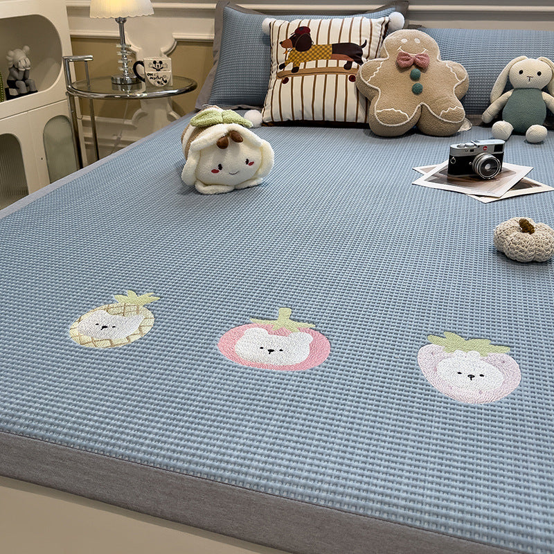 Decorative Embroidered Mattress Cover
